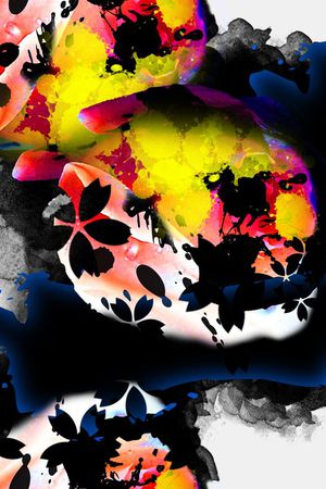 抽象印花华亿平台图片