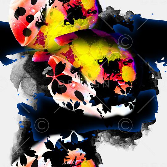 抽象印花华亿平台图片