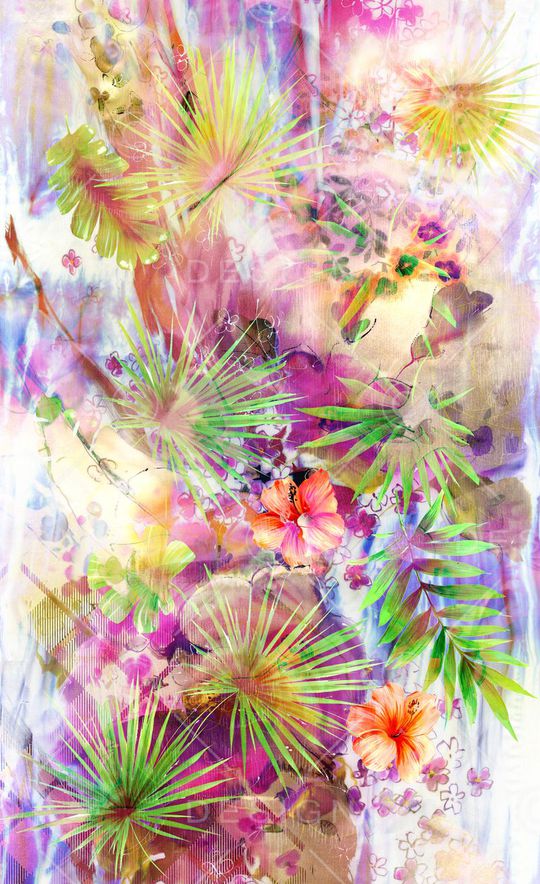 抽象梦幻印花华亿平台图片