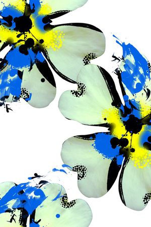 抽象印花华亿平台图片