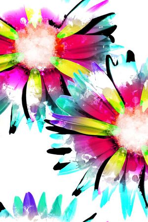 抽象印花华亿平台图片