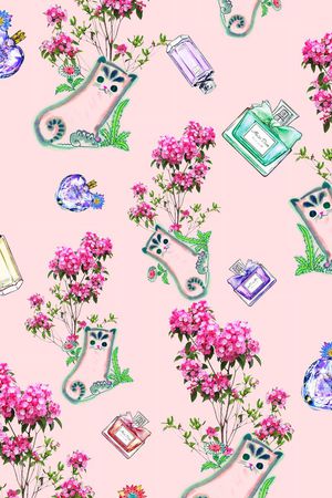 清新春夏风印花华亿平台图片