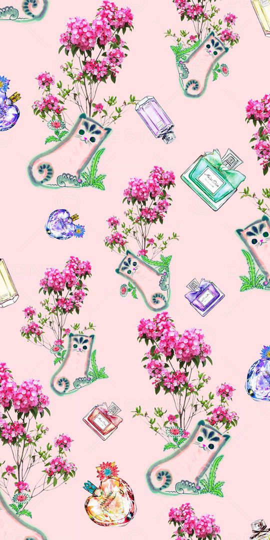 清新春夏风印花华亿平台图片