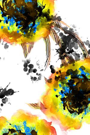 抽象印花华亿平台图片