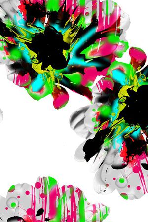 抽象印花华亿平台图片