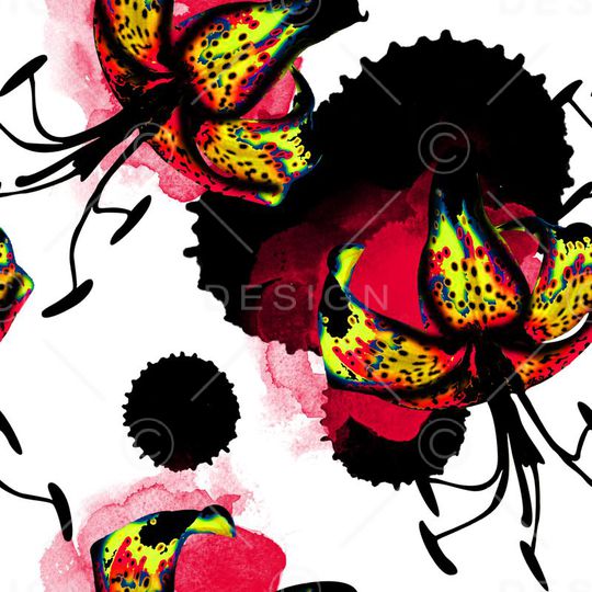 斑点印花华亿平台图片