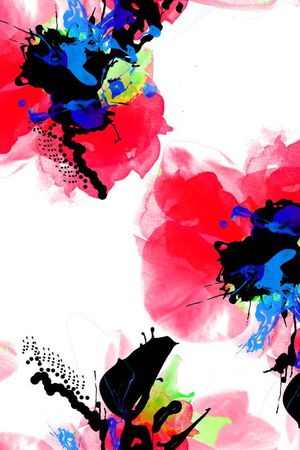 抽象印花华亿平台图片