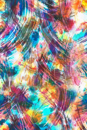 抽象印花华亿平台图片