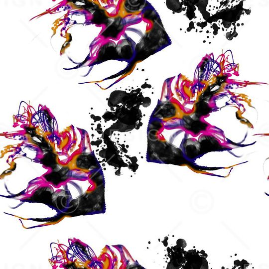 抽象印花华亿平台图片