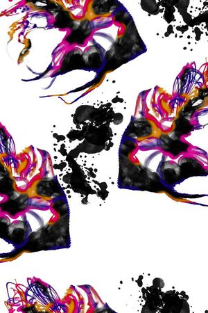 抽象印花华亿平台图片