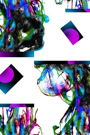 抽象印花华亿平台图片