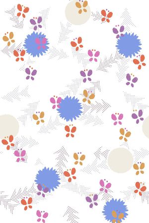 蝴蝶印花华亿平台图片