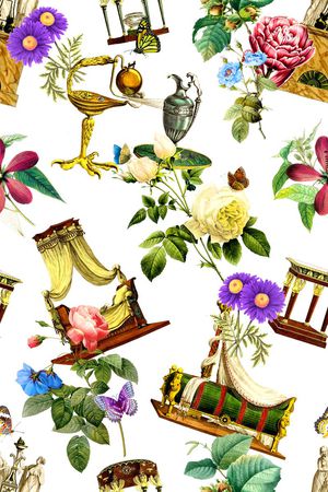 欧式印花华亿平台图片