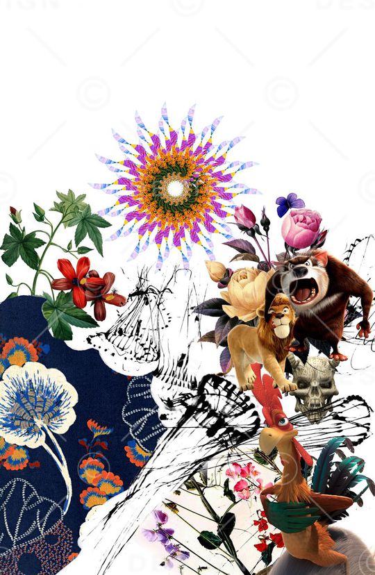 动画形象印花华亿平台图片