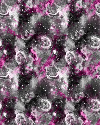 431347-星空花卉 抽象笔刷纹理