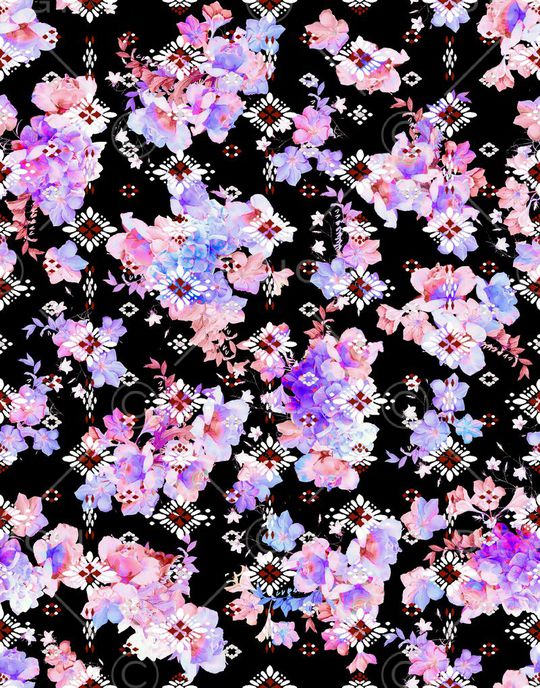 清新印花华亿平台图片