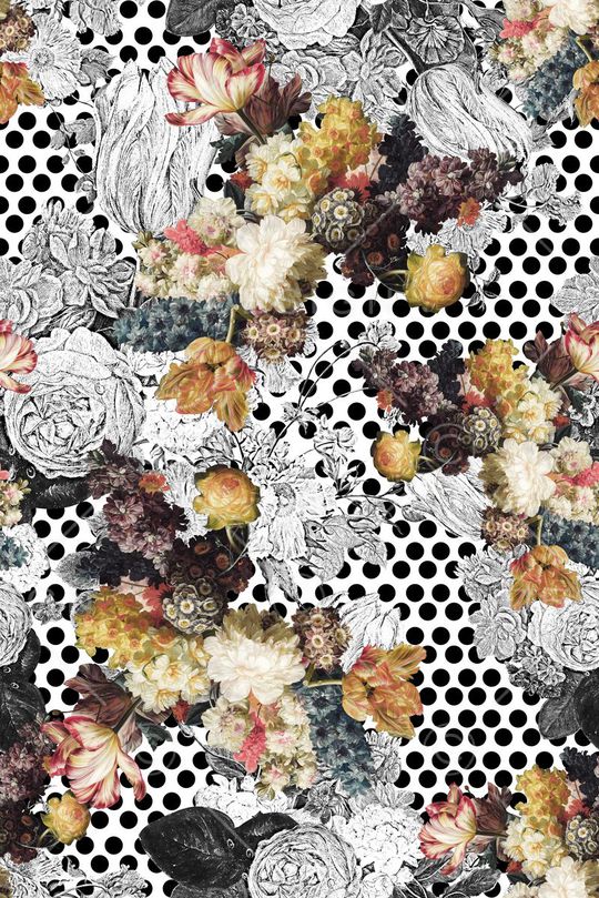 复古印花华亿平台图片