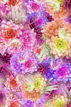 豹纹印花华亿平台图片