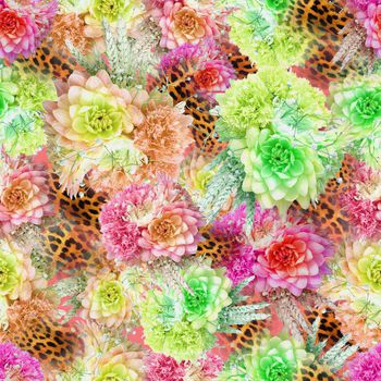 豹纹印花华亿平台图片