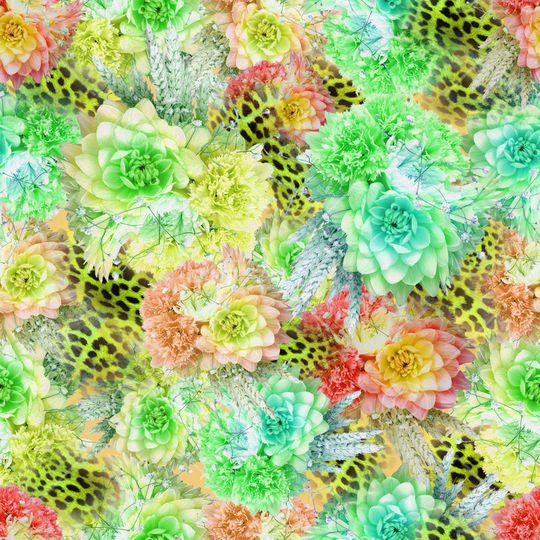 豹纹印花华亿平台图片