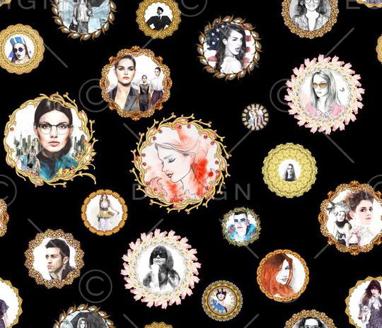 笔刷印花华亿平台图片