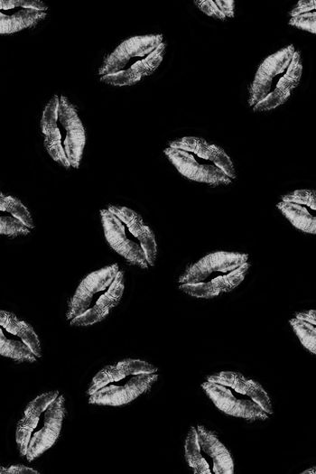 431417-流行时尚大牌风格春夏嘴唇元素简约黑