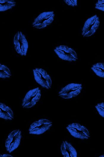 431419-流行时尚大牌风格春夏嘴唇元素简约黑