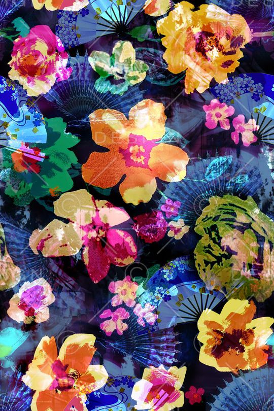 时尚  优雅印花华亿平台图片