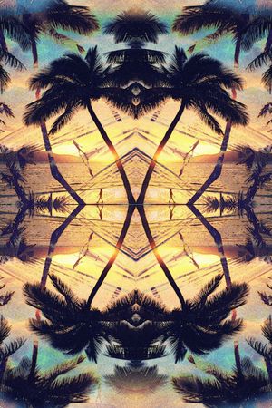 复古印花华亿平台图片