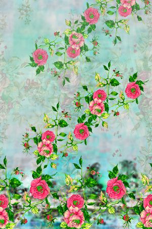 中国风印花华亿平台图片