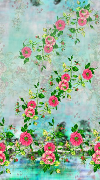 中国风印花华亿平台图片