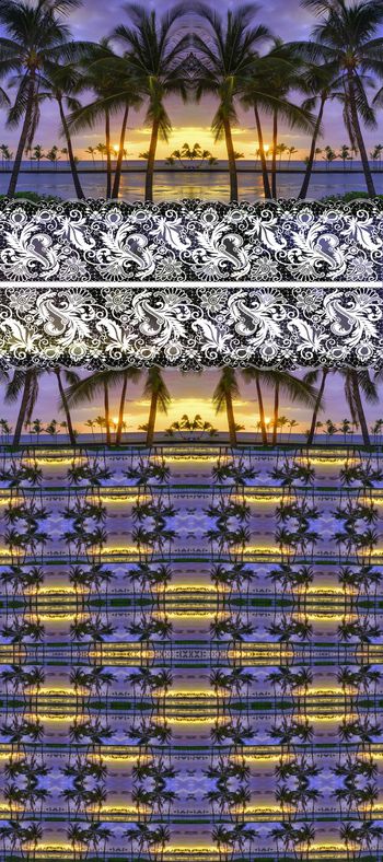 431645-热带风情海洋主题蕾丝海滨沙滩度假椰