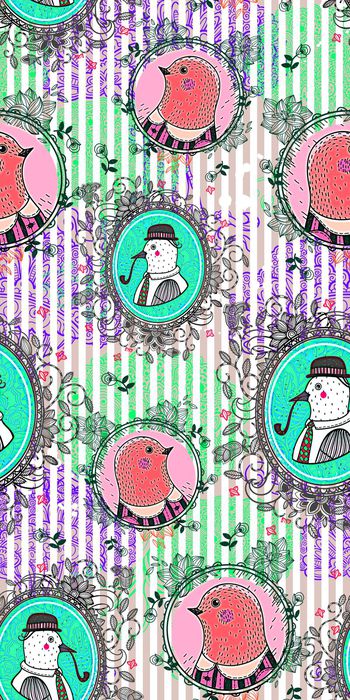 431685-复古 卡通  华亿平台 花样 潮流 数