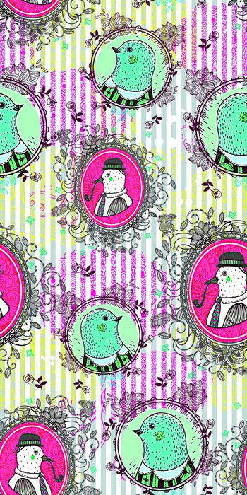 431686-复古 卡通  华亿平台 花样 潮流 数