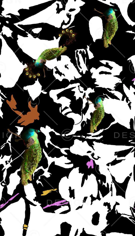 时尚大牌印花华亿平台图片