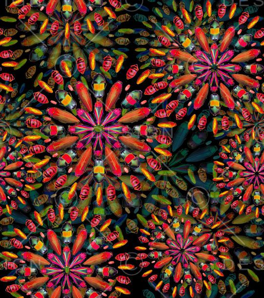 抽象印花华亿平台图片