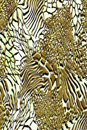 豹纹印花华亿平台图片