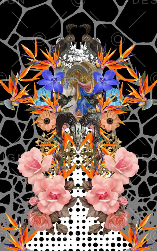 波点渐变印花华亿平台图片