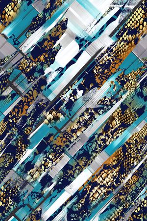 动物蛇皮纹印花华亿平台图片