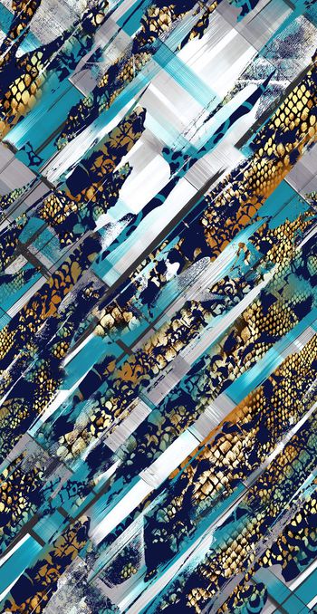 动物蛇皮纹印花华亿平台图片