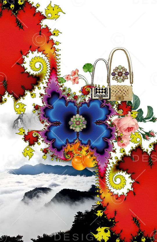 风景照片印花华亿平台图片