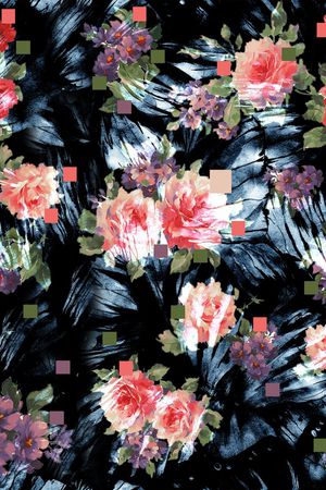 抽象印花华亿平台图片