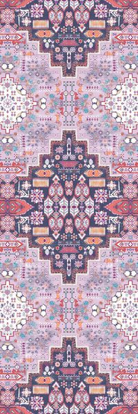 壁画 斑驳 民族画 图腾 标识 几何 毛毯纹印花华亿平台图片