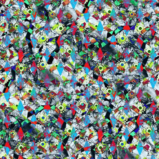 抽象风格印花华亿平台图片