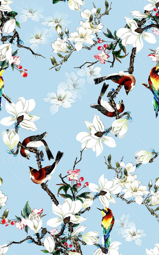 中国风印花华亿平台图片