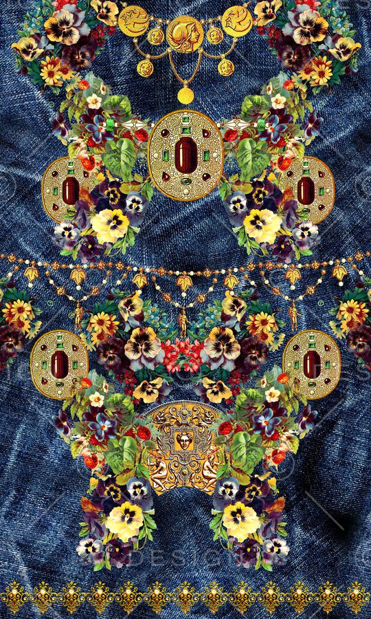 欧式印花华亿平台图片