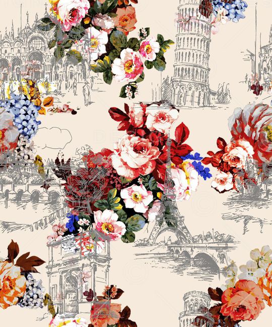 欧洲风印花华亿平台图片