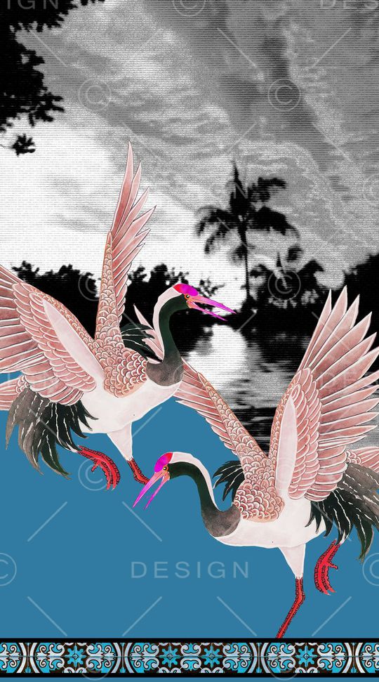 大气定位印花华亿平台图片