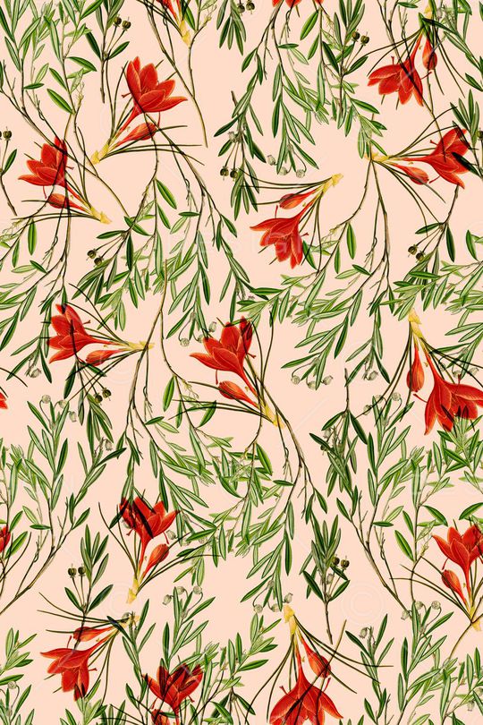 清新印花华亿平台图片