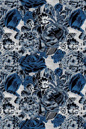 残缺 破损印花华亿平台图片